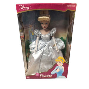 Disney Princess 2003 Cinderella Porcelain Keepsake Doll, 15” Collectible